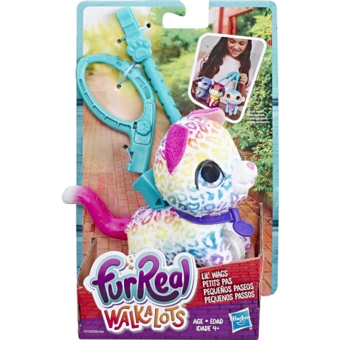 FurReal Walkalots Lil' Wags Kat Gekleurd - Knuffel