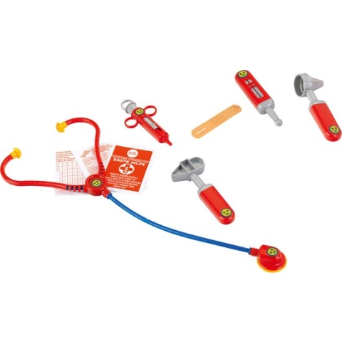 Klein Toys dokterskoffer - incl. speelgoedinstrumenten - 21,5x8,5x20 cm - rood