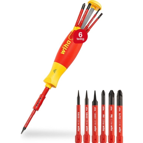 WIHA Schroevendraaier met bit magazijn