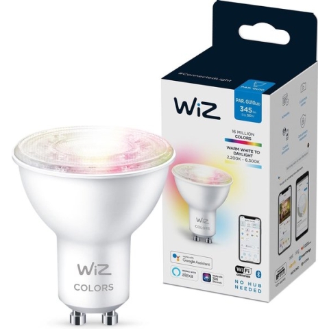 WiZ Spot Slimme LED Verlichting - Gekleurd en Wit Licht - GU10 - 50W - WiFi