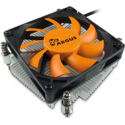 Inter-Tech Argus T-200 Processor Koeler 8 cm Zwart, Oranje