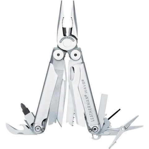 Leatherman Wave®+ multitool - 18 functies - zilver - Allrounder