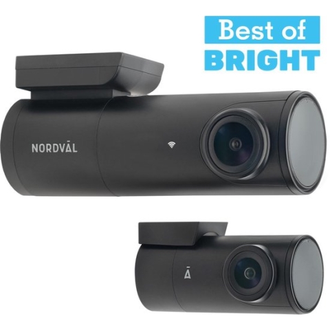 Nordväl DC102 2CH Dashcam 2K + GPS + WiFi + 32GB