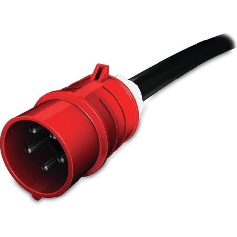 APC Rack PDU, Metered, ZeroU, 16A, 400V, (36x) C13 & (6x) C19, IEC 309 16A 3Fase stekker