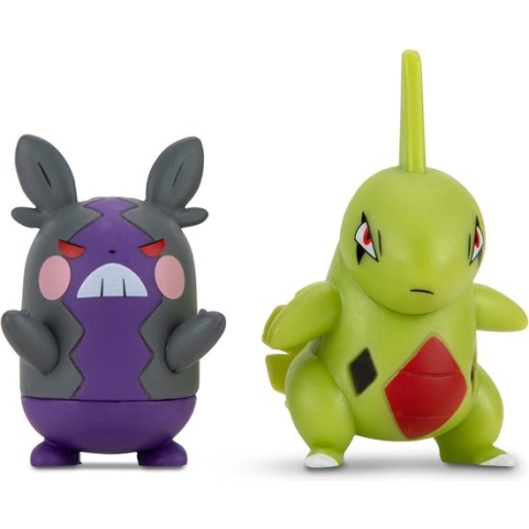 Pokemon - W7 Battle Figure - Larvitar & Hangry Morpeko (95007_8)