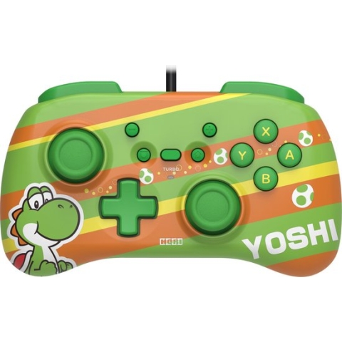 Hori Wired Mini Controller - Super Mario Series - Yoshi (Nintendo Switch/Switch OLED)