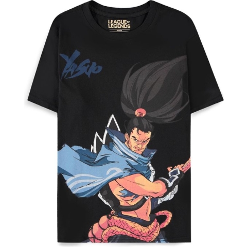 League Of Legends Heren Tshirt -S- Yasuo Zwart