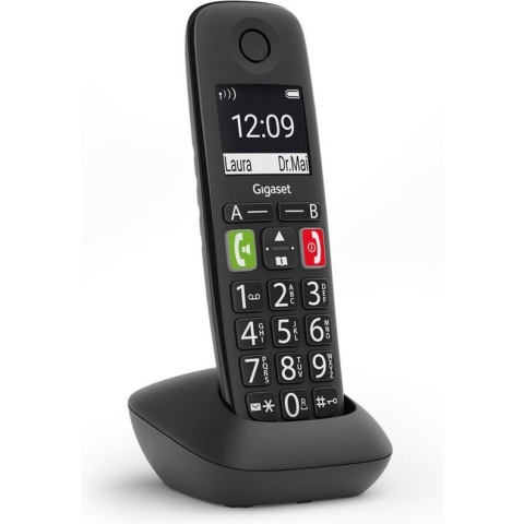 Gigaset E290R HX - big buttons - black - losse handset