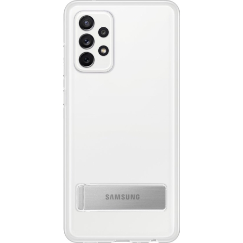 Samsung Clear Standing Hoesje - Samsung Galaxy A72 - Transparant