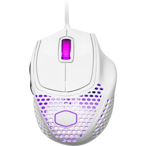 Cooler Master MM720 Bedrade RGB Gaming Mouse - 16000DPI - Glans Wit