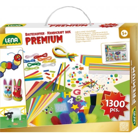 Lena Knutselset Premium Junior 38 Cm Karton Groen 1300-delig