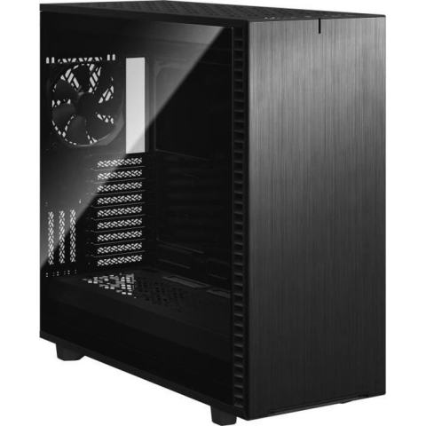 FRACTAL DESIGN Definieer 7 XL zwart getint paneel van gehard glas