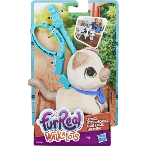 FurReal Walkalots Lil' Wags Kat Beige - Knuffel