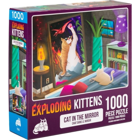 Cat Mirror - Puzzel - 1000 stukjes