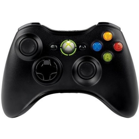 Microsoft Draadloze Controller - Zwart - Xbox 360 + PC