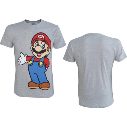 T SHIRT SUPER MARIO GRIS XS