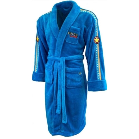 Badjas Sonic "Go Faster" Bleu non hooded