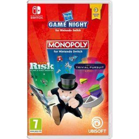 Hasbro Game Night - Monopoly, Risk & Trivial Pursuit - Switch