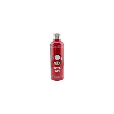 Paladone Nintendo Super Mario Power Up Drinkfles - 600ml - Rood