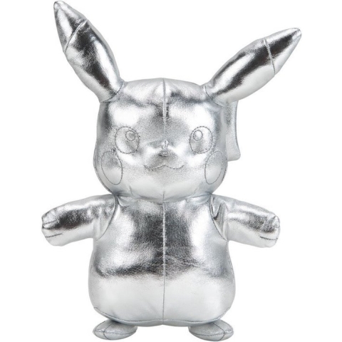 Pokemon: 25th Anniversary - Silver Pokemon 20 cm Plush Silver Pikachu
