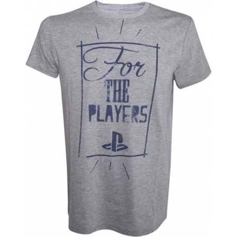 PlayStation - For the Players Mannen T-shirt - Grijs - XL