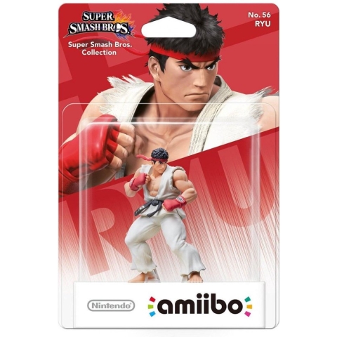 amiibo Super Smash Bros Collection - Ryu - Wii U + NEW 3DS + Switch