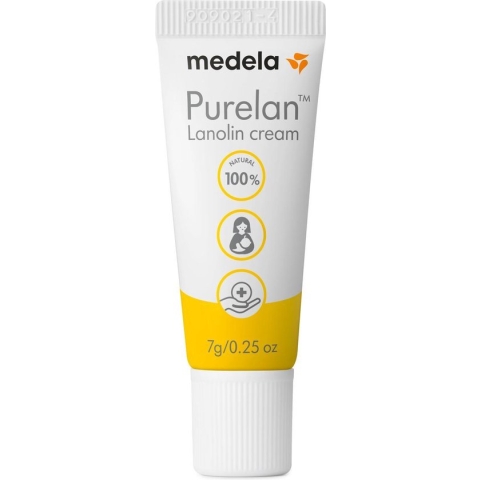 Medela Purelan Tepelzalf Lanoline tepelcreme snelle verlichting bij pijnlijke tepels - Tube 7gr