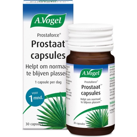 A.Vogel Prostaforce capsules - Bevat Sabal serrulata helpt mannen om normaal te kunnen blijven plassen* - 30 st