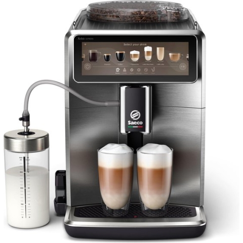 Philips Saeco Xelsis Suprema SM8889/00 - Espressomachine - 22 Soorten Warme Drankjes - Zilver - + AquaClean Filter