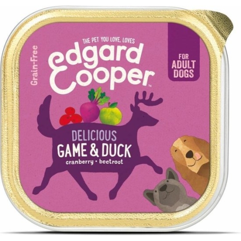 Edgard & Cooper Kuipje Vers Vlees Hondenvoer Wild - Eend - 11 x 150 gr