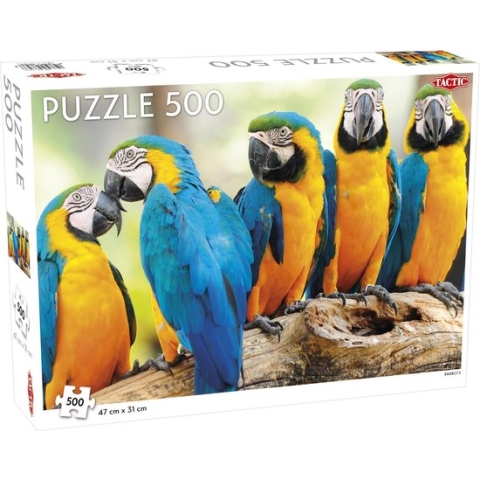 Puzzel Animal: Parrots - 500 stukjes
