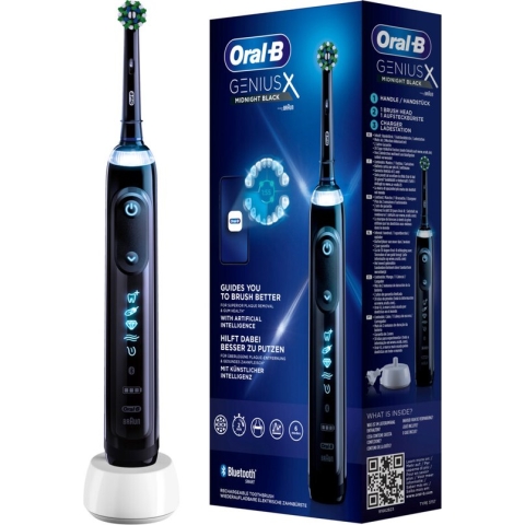 Oral-B Genius X - Special Editie - Zwart - Elektrische Tandenborstel - 1 Handvat en 1 opzetborstel