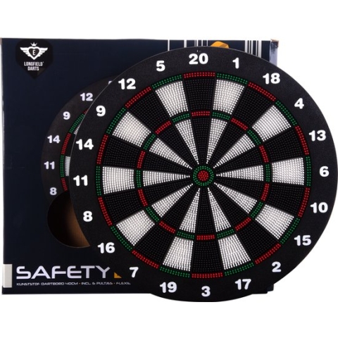 Longfield Darts Dartbord Safety Kinder 45 cm incl. 6 darts