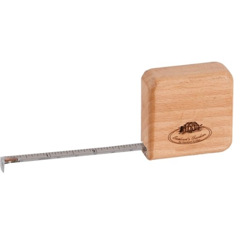 Rolmaat - Rolbandmaat - hout - 2 meter - Inches en cm
