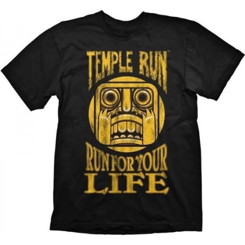 Temple Run T-Shirt - Run for your Life, (Maat S)
