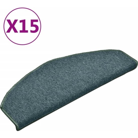 vidaXL-Trapmatten-15-st-65x24x4-cm-donkergroen