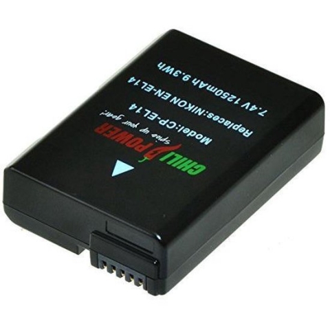 ChiliPower EN-EL14 / EN-EL14a accu voor Nikon - 1250mAh