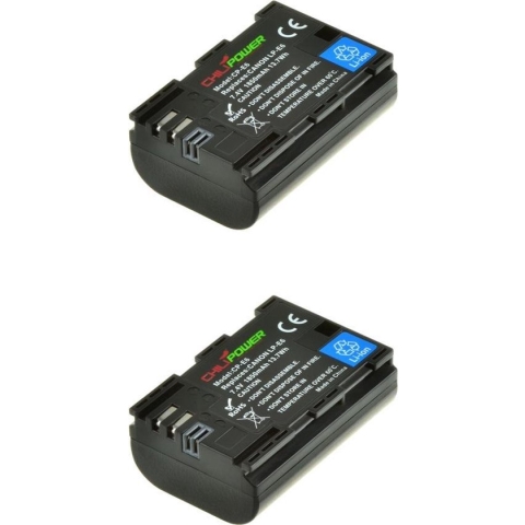 ChiliPower LP-E6 accu voor Canon - 1850mAh - 2-Pack