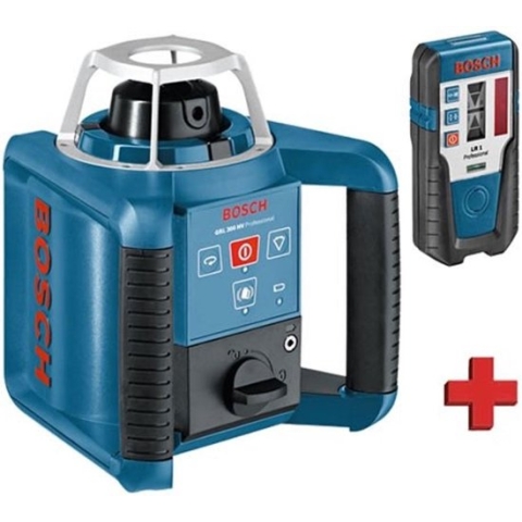 Bosch GRL 400 H rotatie laser + LR 1 ontvanger in koffer - 400m