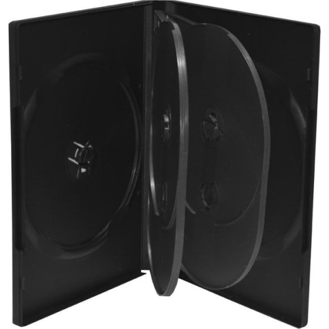 MediaRange | DVD Videobox | 21mm | 6 Disc | Zwart | 50 Stuks