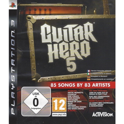 Guitar Hero 5 Standalone Game /PS3
