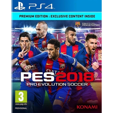 Pro Evolution Soccer 2018 - Premium Edition - PS4