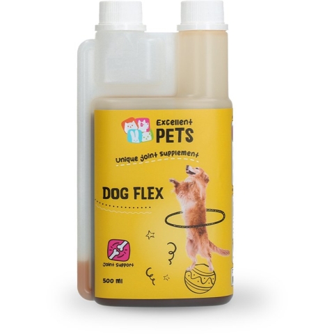 Excellent Dog Flex - Verstevigt de pezen, banden en ondersteunt het behoud van kraakbeen - Geschikt voor honden - 500 ml