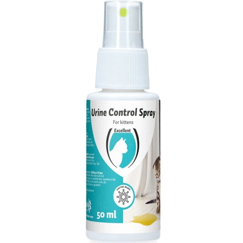 Excellent Urine Control spray - Makkelijk urinevlekken en -geuren verwijderen - Geschikt voor Kittens - 250 ml