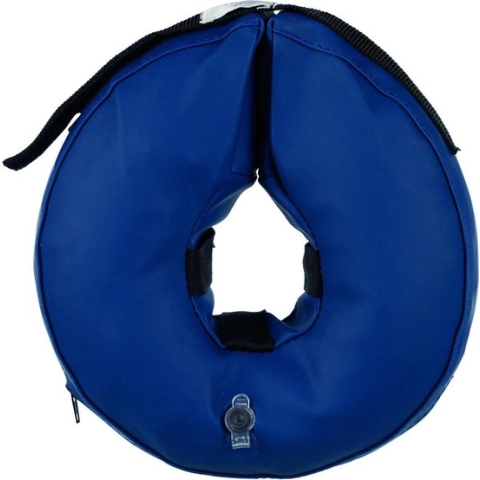 Trixie Beschermkraag Opblaasbaar Blauw