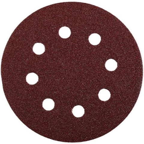 KWB schuurschijf Ø 125 mm - Korrel 80 - Klittenbandhechting - 491908 - 5 stuks