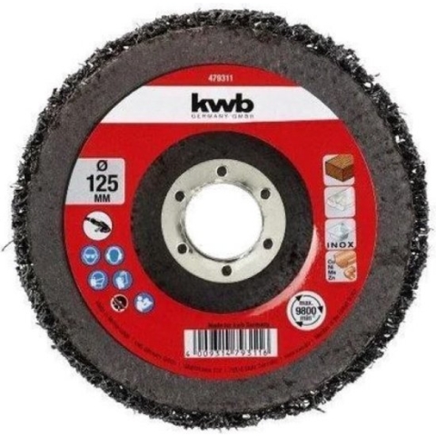 KWB Univ,Reinigingsschijf 125mm Ls