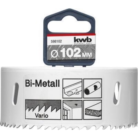 KWB Gatenzaag HSS Bi-metaal 598-102 - Ø 102 mm