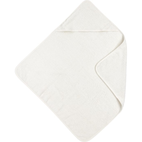 Meyco Baby Uni badcape - badstof - offwhite - 75x75cm