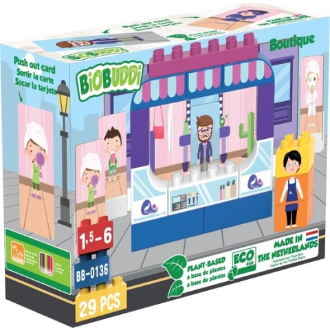 BiOBUDDi Plantaardige Blokkenset Schoonheidssalon - 29 delig